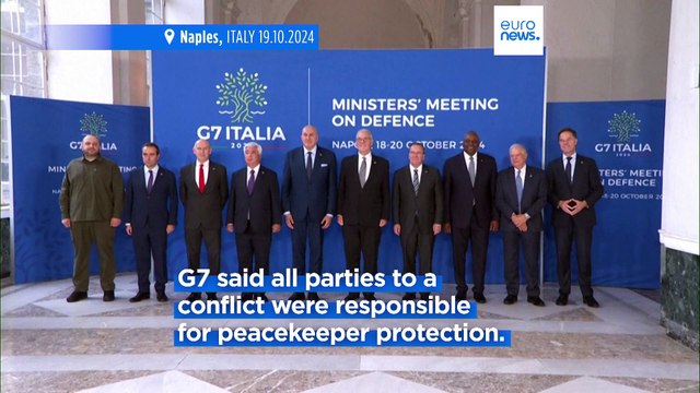 G7 Defence Ministers concerned for the safety of UNIFIL peacekeepers in Lebanon