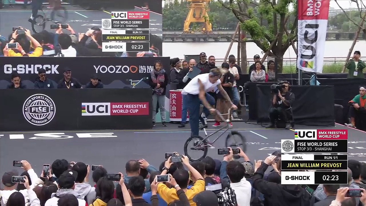 Jean William PREVOST - 2nd place UCI BMX Freestyle Flatland World Cup