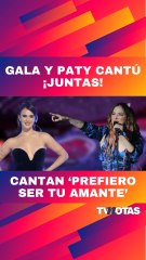 Paty Cantú y Gala Montes cantando en el Auditorio Nacional