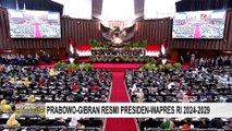 Momen Foto Bersama Prabowo-Gibran bersama Jokowi-Ma'ruf Usai Pelantikan Presiden RI di Gedung MPR