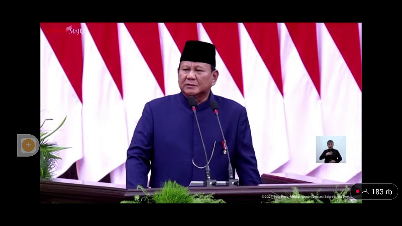 Pidato Pertama Presiden RI Prabowo, Bagian 8