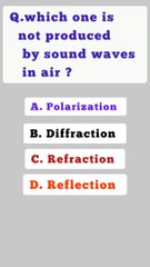 Which one is not produced by sound waves in air