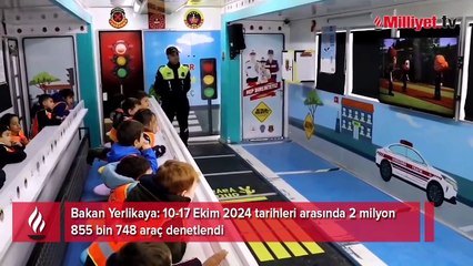 Yurt genelinde 2,8 milyon araç denetlendi