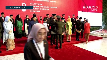 Momen Ngobrol Bareng Jokowi, Maruf Amin, Prabowo, Gibran di Pelantikan Presiden Wapres 2024