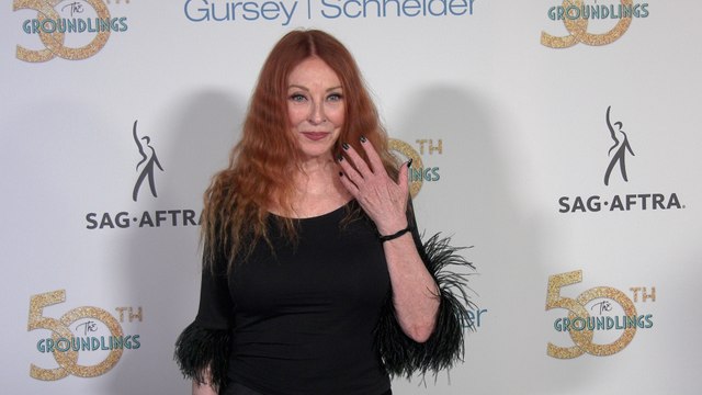 Cassandra Peterson attends The Groundlings' 50th Anniversary celebration red carpet event
