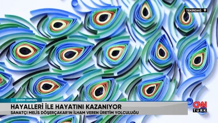 Kağıt kıvırma sanatı hayatını değiştirdi