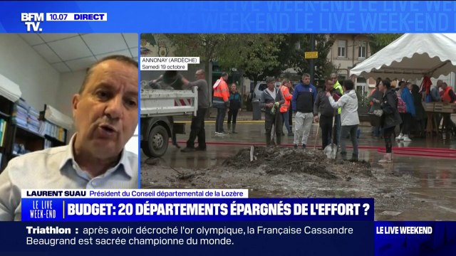 Intempéries: Il va falloir la solidarité de l'État (...), du département de la Lozère , souligne Laurent Suau, président du Conseil départemental de la Lozère