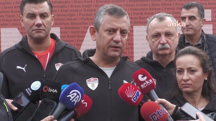 Özgür Özel, maraton açılışında konuştu | Yenidoğan çetesine ve Erdoğan'a tepki: Hastaneleri kamulaştıralım