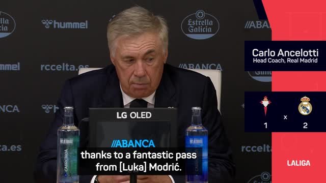 A privilege for Real Madrid to have Modric - Ancelotti