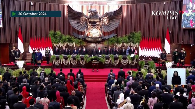 Detik-Detik Prabowo Subianto-Gibran Rakabuming Ucapkan Sumpah Jabatan Presiden dan Wapres RI