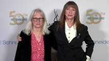 Tracy Newman and Laraine Newman attend The Groundlings' 50th Anniversary celebration red carpet event