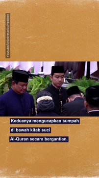 Prabowo-Gibran Resmi Jabat Presiden dan Wakil Presiden 2024-2029