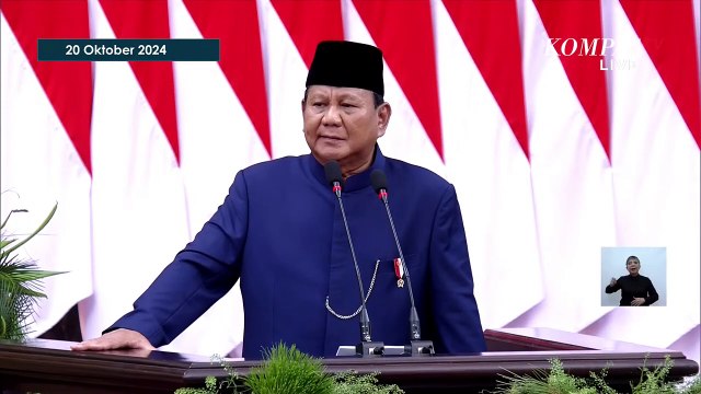 Berapi-Api! Pidato Pertama Prabowo Subianto: Pemimpin Harus Bekerja untuk Rakyat!
