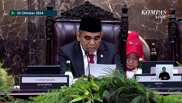 Kala Pantun Ketua MPR Ahmad Muzani Buat Prabowo Geleng Kepala hingga Jokowi Tepuk Tangan