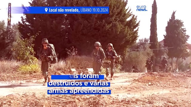 IDF afirma ter começado a desmantelar a rede de túneis do Hezbollah encontrada no sul do Líbano
