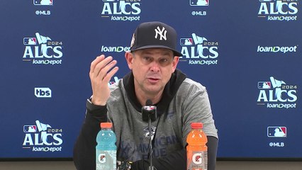 Boone on taking the Yankees back to the World Series: That's pretty sweet