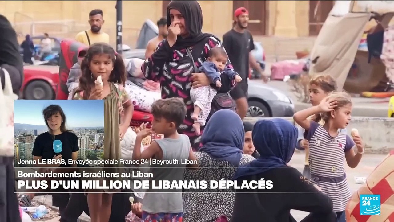 Bombardements israéliens au Liban : plus d'un million de Libanais déplacés