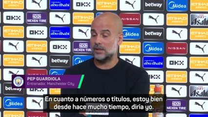 Guardiola: "Me sigue gustando venir aquí cada mañana a trabajar"