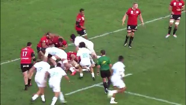 TOP 14 - Essai de Jordan UELESE (MHR) - RC Toulon - Montpellier Hérault Rugby