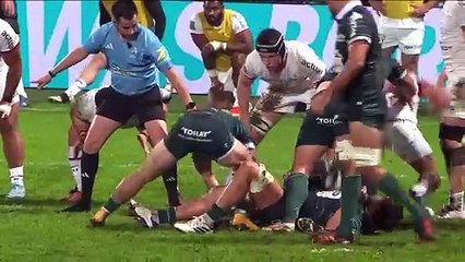 TOP 14 - Essai de Daniel BIBI BIZIWU (SP) - Section Paloise - Stade Toulousain