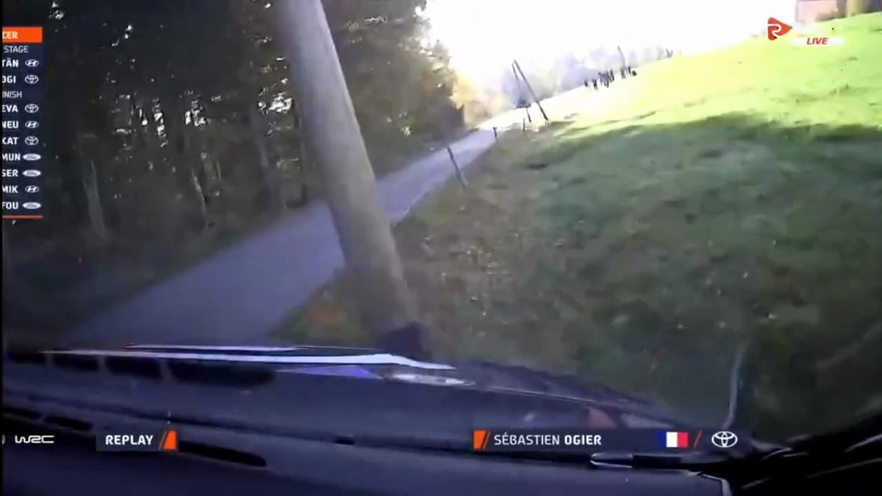 WRC 2024 Central Europe SS17 Ogier Big Crash