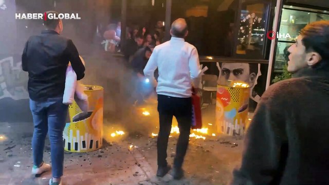 Eğlence merkezi alev alev yandı, vatandaşlar kendini güçlükle dışarı attı