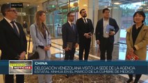 Delegación venezolana visitó la sede de la agencia estatal Xinhua