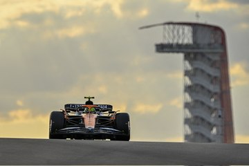 نوريس أول المنطلقين في جائزة الولايات المتحدة