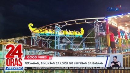 Peryahan, binuksan sa loob ng libingan sa Bataan  | 24 Oras Weekend