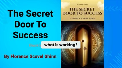 The Secret Door To Success Audiobook by Florence Scovel Shinn | Book Summary in English | Audiobook