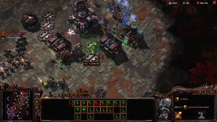 [StarCraft 2]No.0292--Normal-Level ZERG vs Hard A.I, LOSS[2-Base Ravager-Ling Attack]