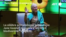 Jane Goodall appelle à 