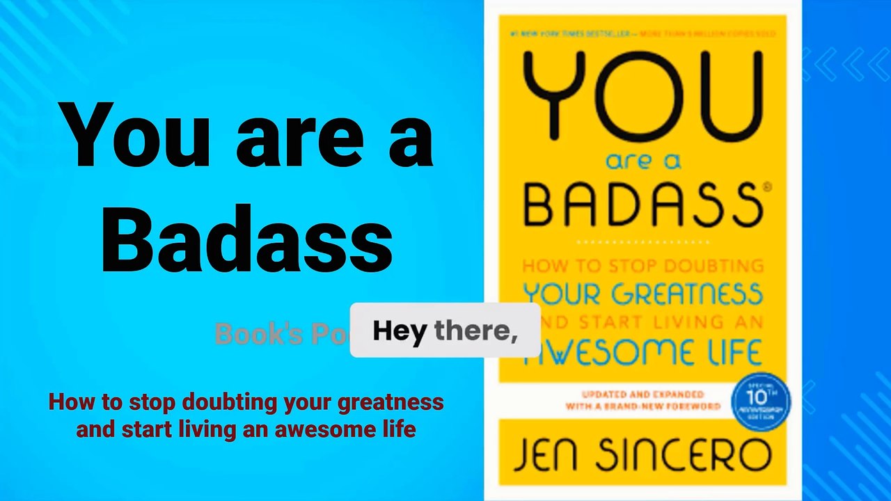You Are a Badass by Jen Sincero Audiobook | Book Summary in English