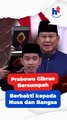 Prabowo Gibran Bersumpah Berbakti kepada Nusa dan Bangsa