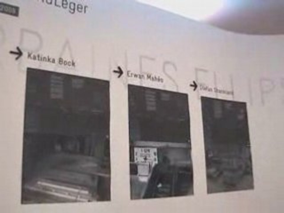 Urbaines ellipses - exposition au centre d'art d'Ivry - 2008