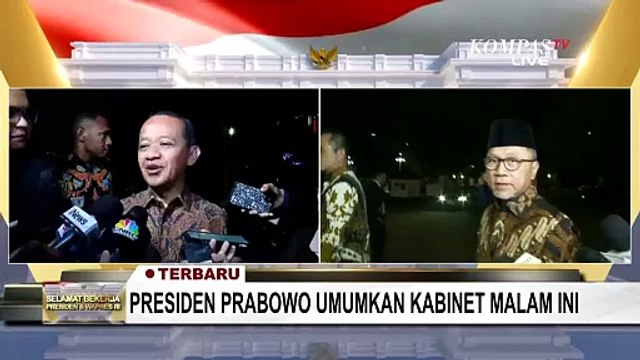 Kata Zulhas dan Bahlil Jelang Pengumuman Menteri dan Wakil Menteri Kabinet Prabowo