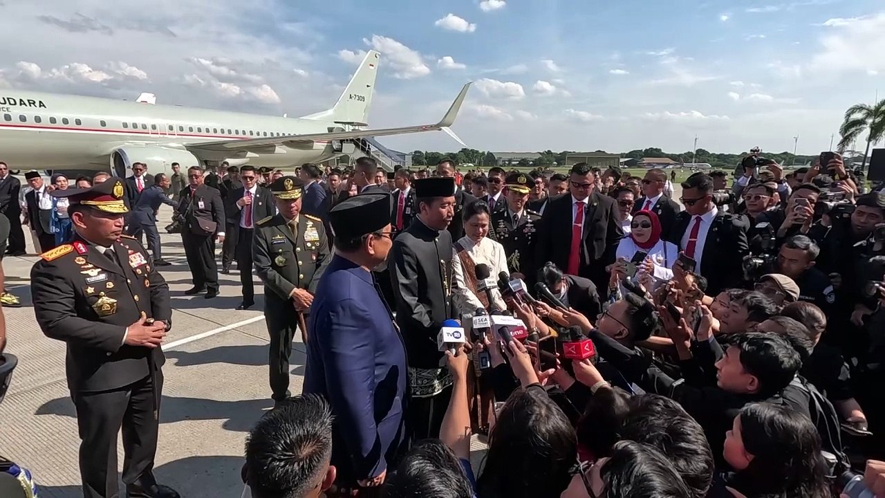 Momen Prabowo Antar Jokowi Pulang ke Solo!
