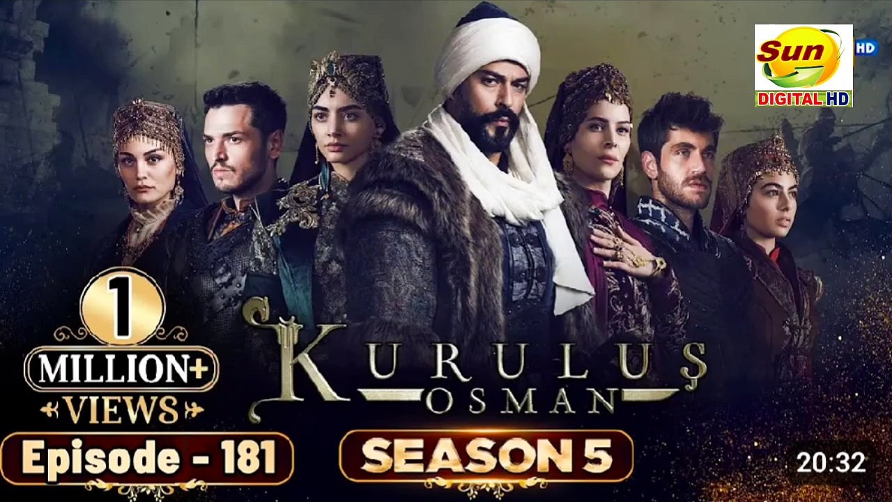 Kurulus Osman Season 05 Episode 181 - Urdu Dubbed | Sun Digital HD Channel