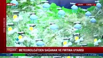 Meteoroloji'den sağanak ve fırtına uyarısı