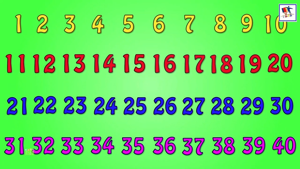 Counting 1 To 40