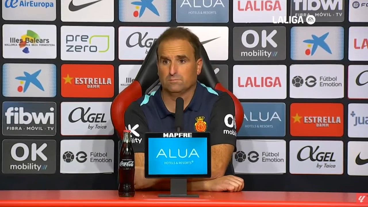 Arrasate, rueda de prensa tras el Mallorca vs. Rayo vallecano
