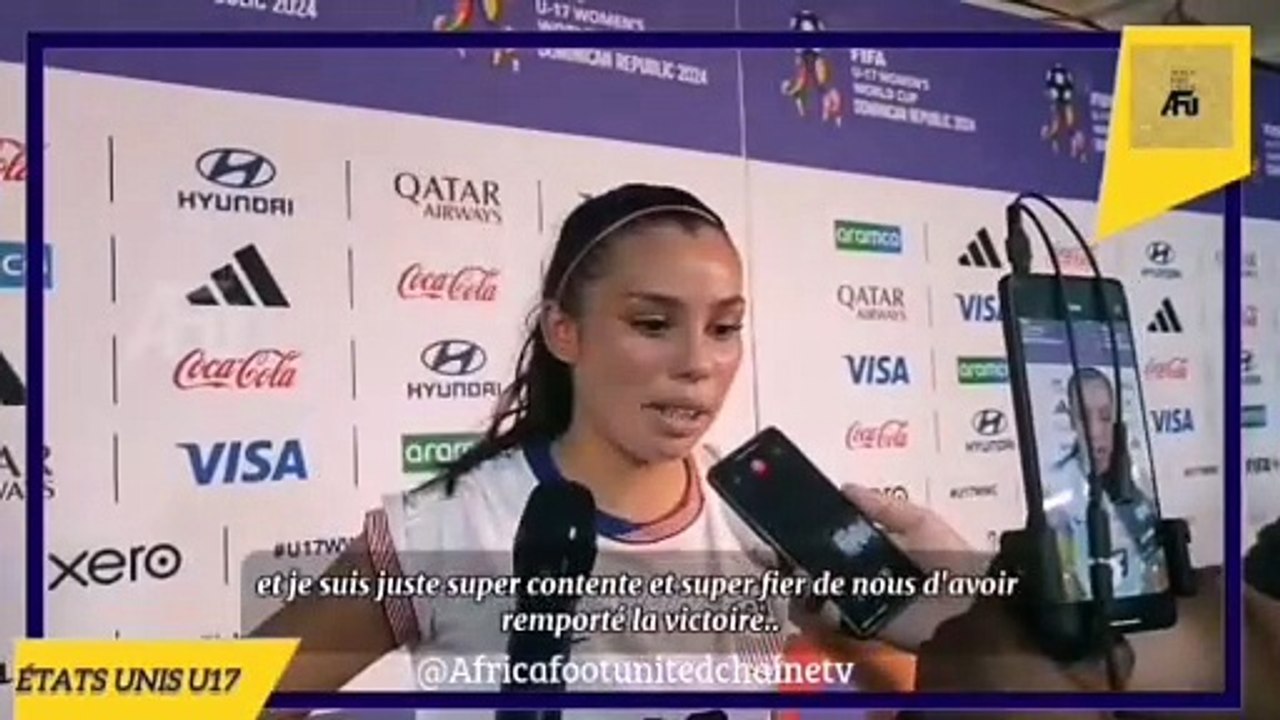Coupe du Monde Féminine U17 République Dominicaine  #AfricaFootUnited : Les joueuses des #États_Unis  reviennent sur la défaite inaugurale contre l'Espagne  et parlent de la victoire face à la #Colombie  ⚽