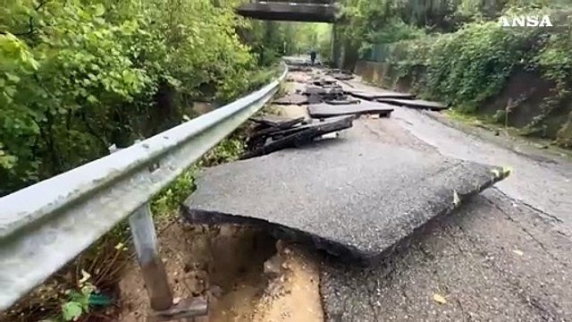 Il maltempo colpisce il Senese: strade distrutte e allagamenti