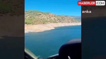 Helikopterler Orman Yangınını Söndürmek İçin Görevde