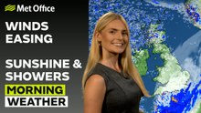 Met Office Monday Morning Weather Forecast 21/10/2024 - Becoming Sunnier after storm Ashley