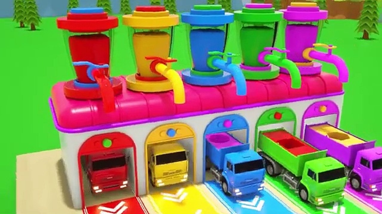 Color Balls & Sing a Song! Five Little Monkeys Baby Nursery Rhymes