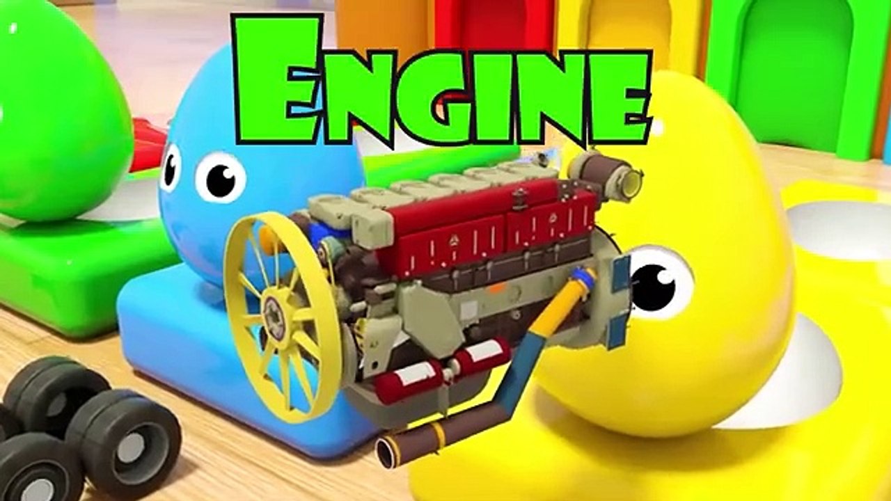 Learn the Wheels on the Bus + Rain Rain SongSchool bus and soccer