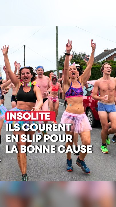 Dans le Pas-de-Calais, ils courent en slip pour la bonne cause