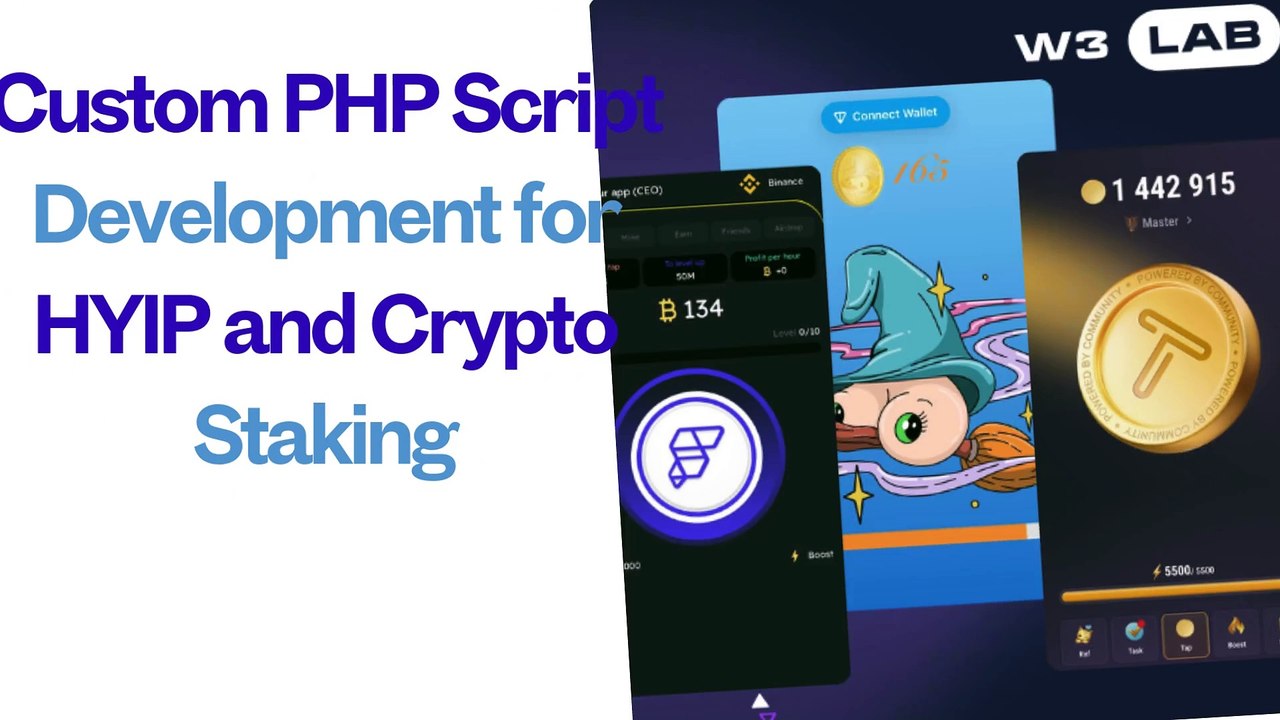 Custom PHP Script Development for HYIP and Crypto Staking - HYIPCO.COM