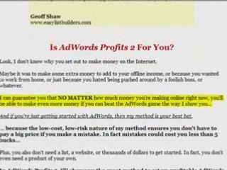 Adwords Profits 2 Review